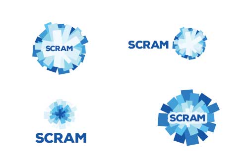 Image of four logo variations